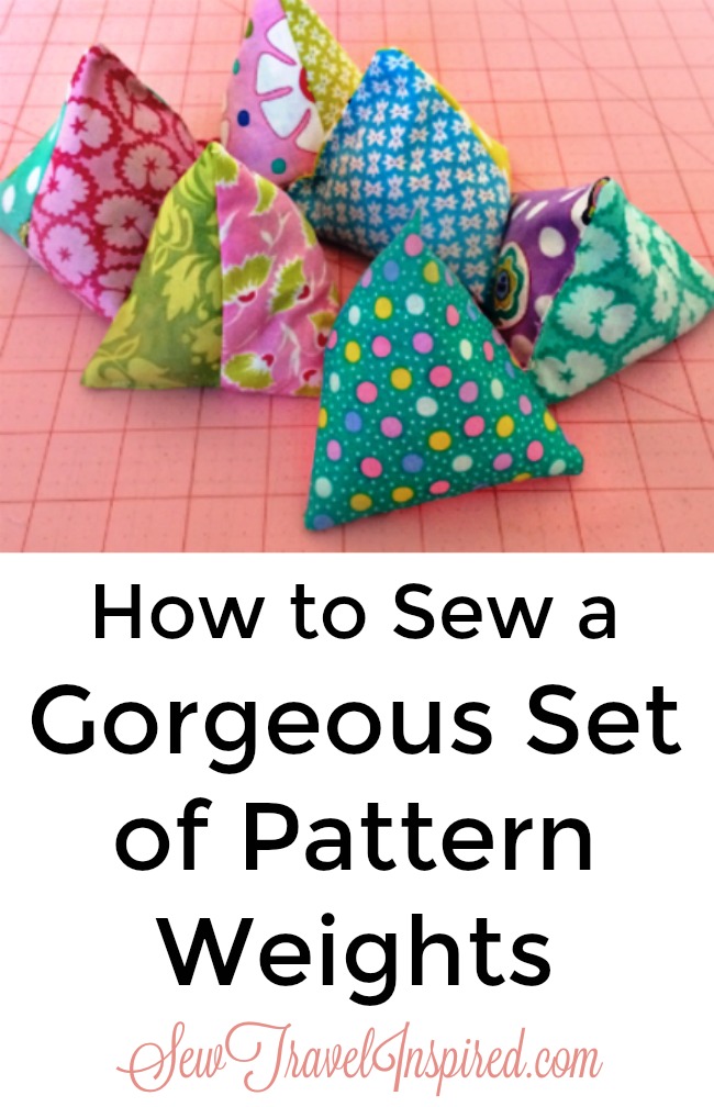 How to Sew a Gorgeous Set of Pattern Weights 