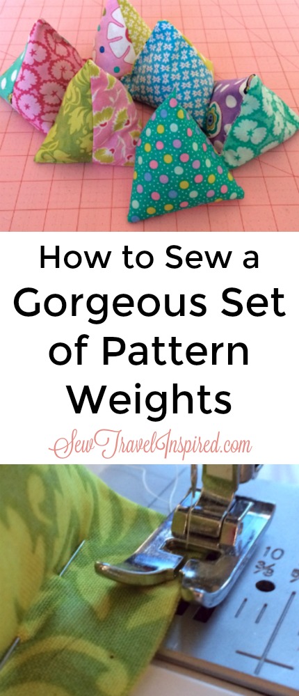 How to Sew a Gorgeous Set of Pattern Weights 